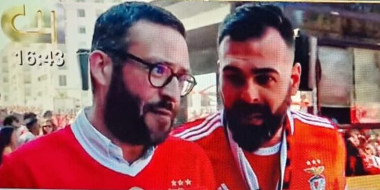 Última hora: Adepto do Benfica interrompe Mauro Xavier e insulta CMTV (VÍDEO)