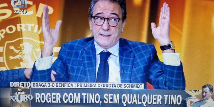 Rodolfo Reis: “Perde a compostura na CMTV e insulta gravemente Rui Costa e Benfiquistas” (vídeo)