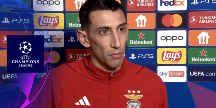 Di María arrasa Benfica e deixa sério recado a Bruno Lage